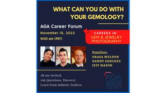 Learn About Gem & Jewelry Photography in AGA’s Next Career Forum