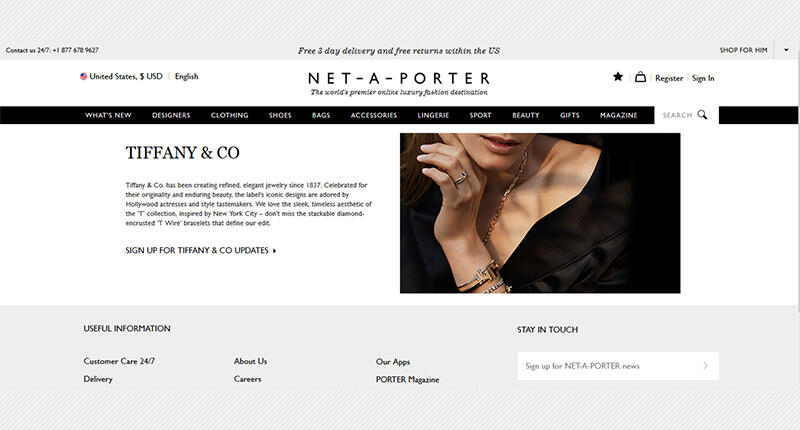 Tiffany to Begin Selling on Net-a-Porter 