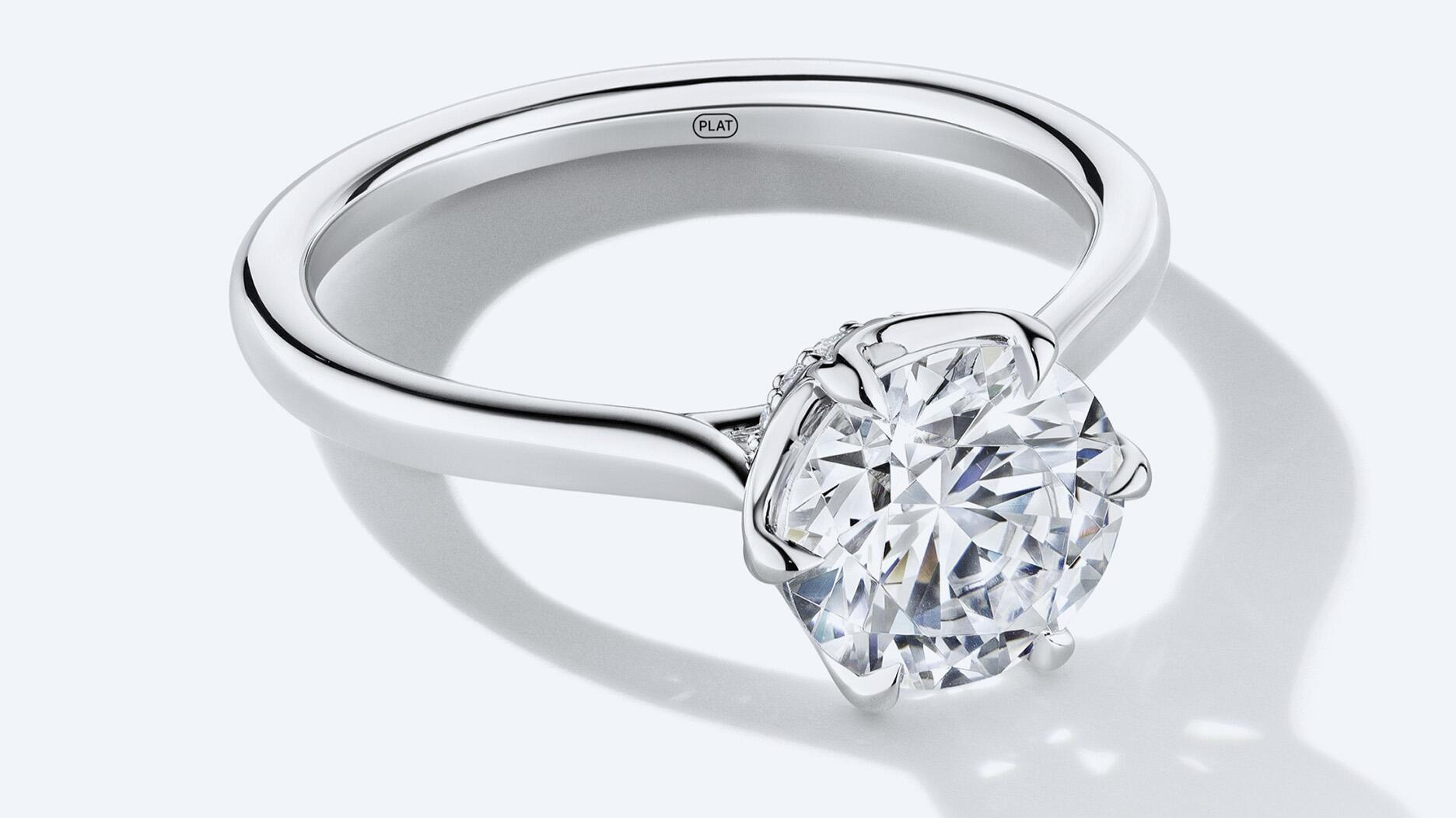 Platinum  Guild International Diamond Rings