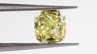 1.44-carat fancy yellow diamond from Nungu Diamonds